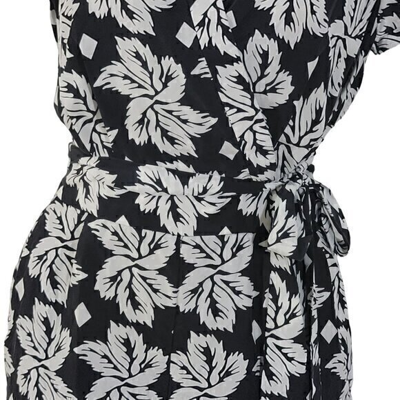 Diane Von Furstenberg Silk Romper 12 Playsuit Jumpsuit - Picture 3 of 10